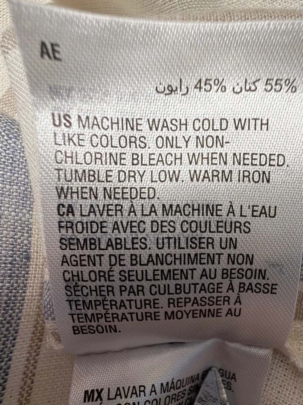 Morgan & Taylor 2pc Linen Blend Matching Set